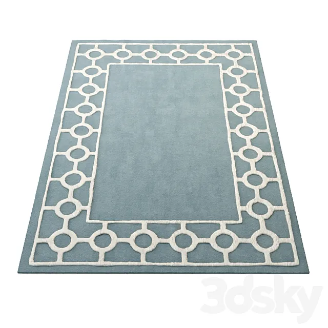 Diva At Home Ecliptic Decorative Area Rug 3D Model