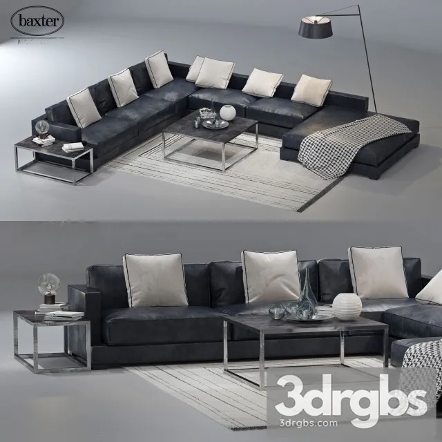 Divan Baxter Joyce Sofa 01 3D Model Free