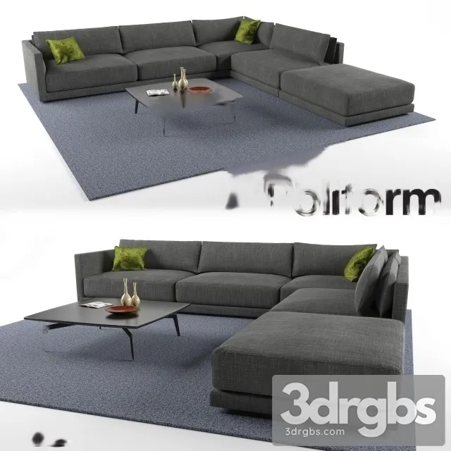 Divan Bristol Sofa 3D Model Free
