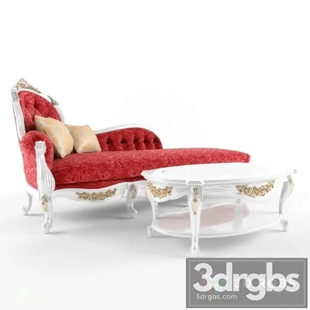 Divan Classic Bench 3D Model Free