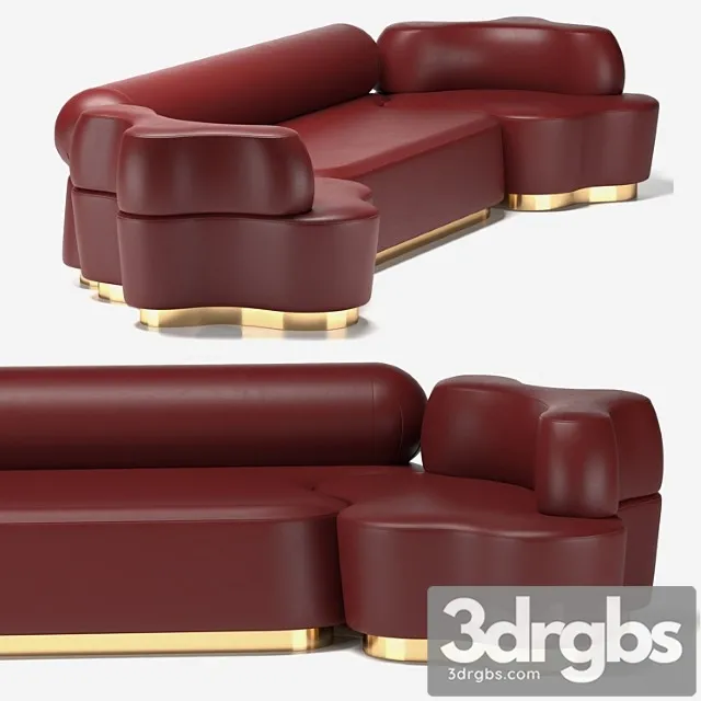 Divan Gaia Gaia Collection Ot Naz Yologlu 3D Model Free