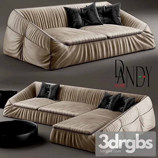 Divan Gamma Arredamenti Suite Sofa 3D Model Free