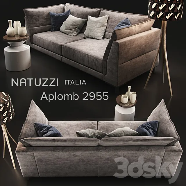 Divan Natuzzi Aplomb 3D Model