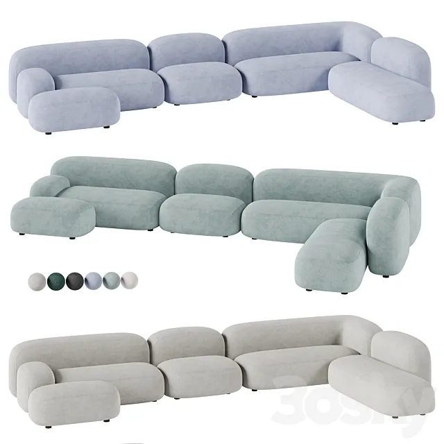 DIVAN.RU modular sofa Ribble 3D Model