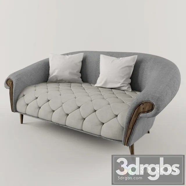 Divan Vahik Armchair 3D Model Free