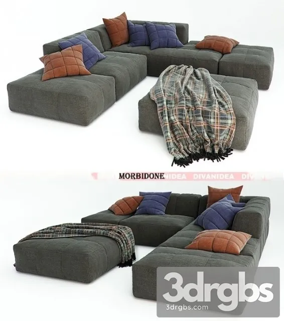 Divanidea Morbido Sofa  02 3D Model Free