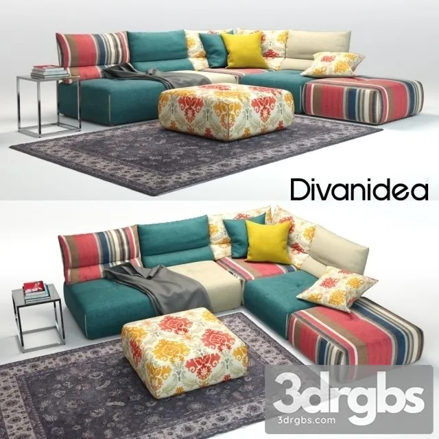 Divanidea Toys Sofa 3D Model Free
