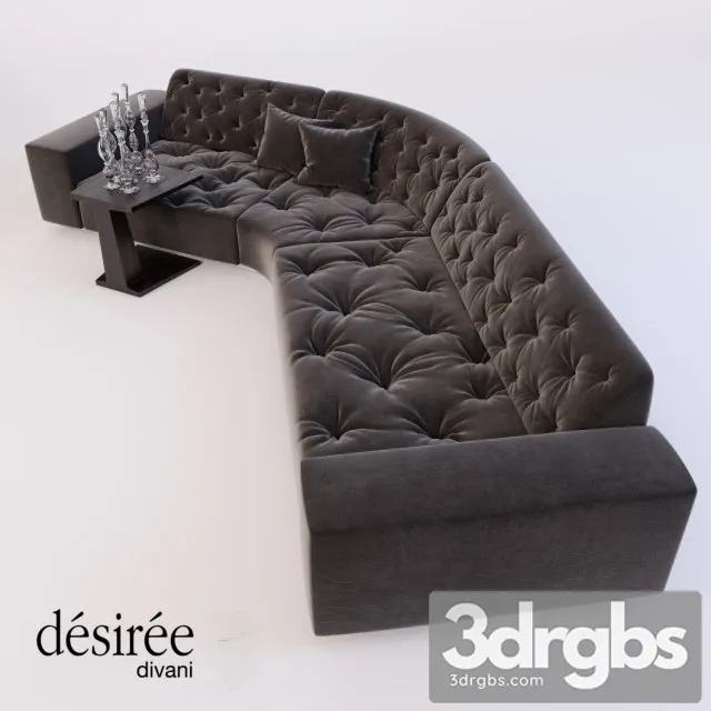 Divano Chance Sofa 3D Model Free