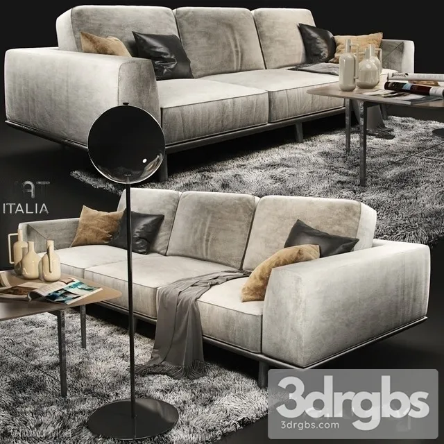 Divano Gio Natuzzi Sofa 3D Model Free