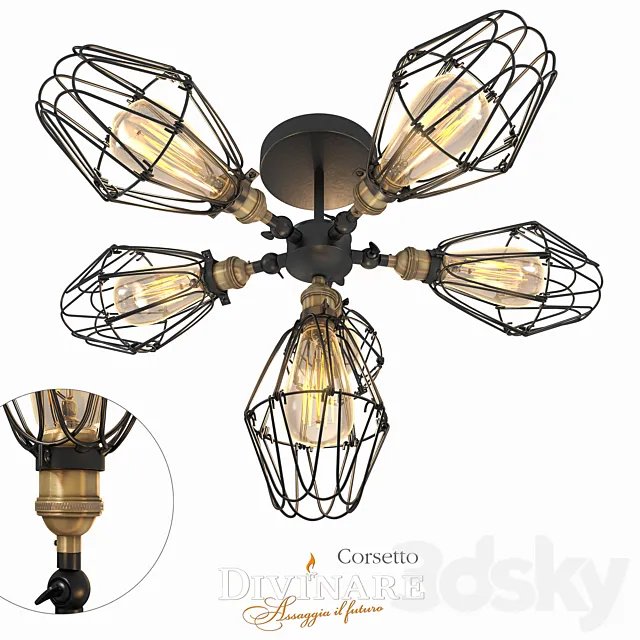 Divinare - Corsetto - set of fixtures. 3DModel