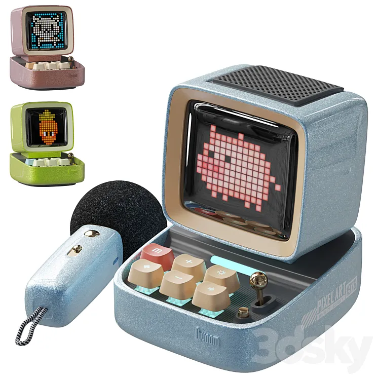 Divoom Ditoo Mic 3D Model Free Download