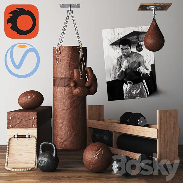 DIY Home Gym In A Box 3DModel
