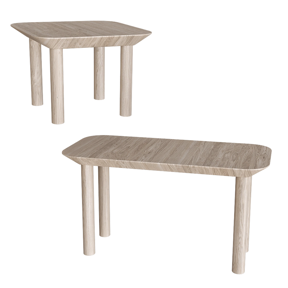 DIZA Collective  - Bench and stool ToTo 3D Model