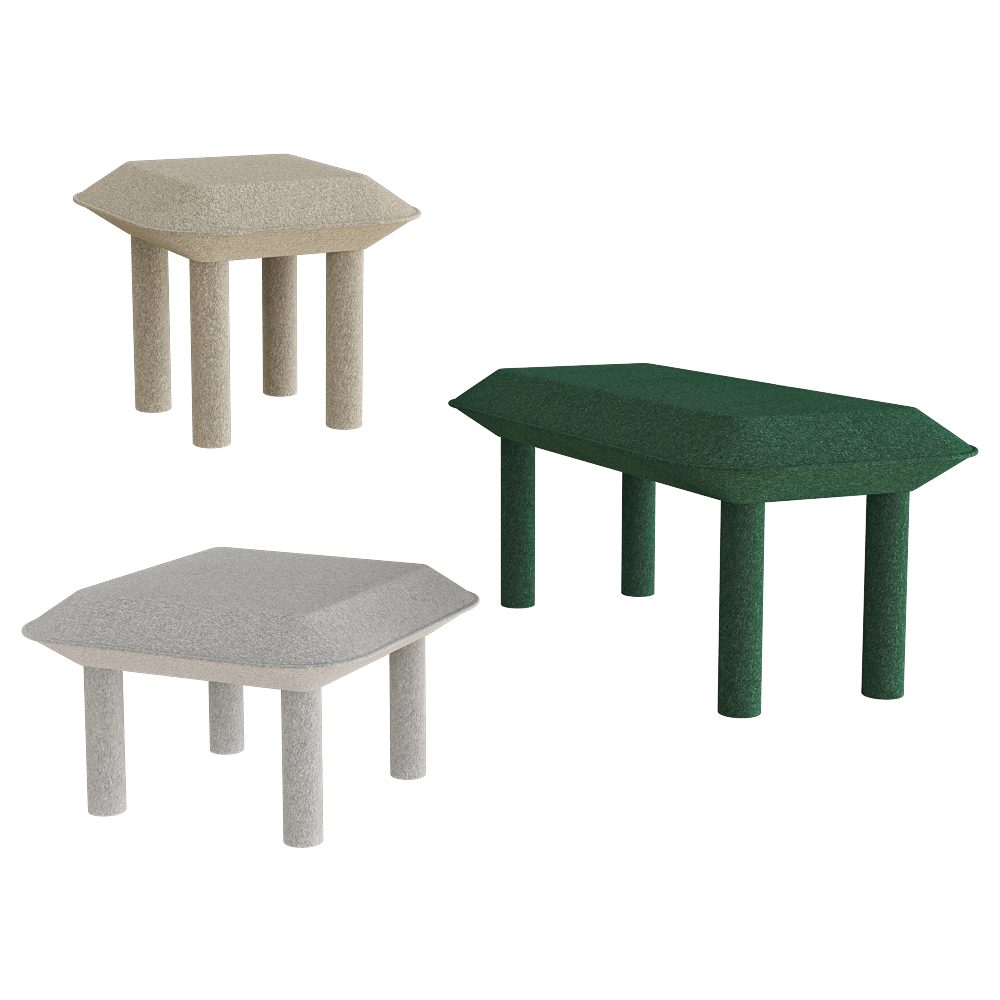 DIZA Collective  - Pouf TOTO 3D Model