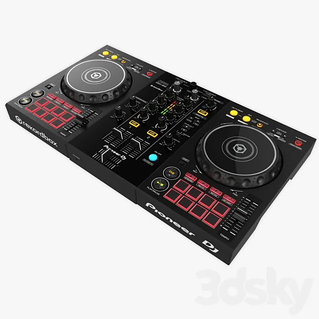 DJ Controller DDJ-400 3D Model