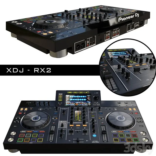 DJ-SYSTEM PIONEER XDJ-RX2 3D Model