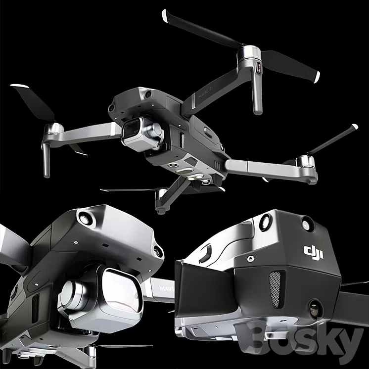 DJI Mavic 2 PRO 3D Model