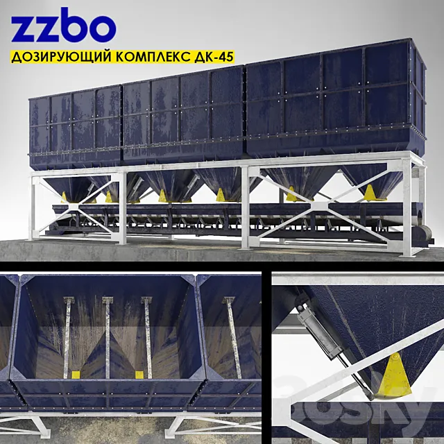 DK-45 complex of dosing ZZBO 3D Model