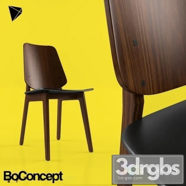 DL BoConcept Marstal Chair 3D Model Free