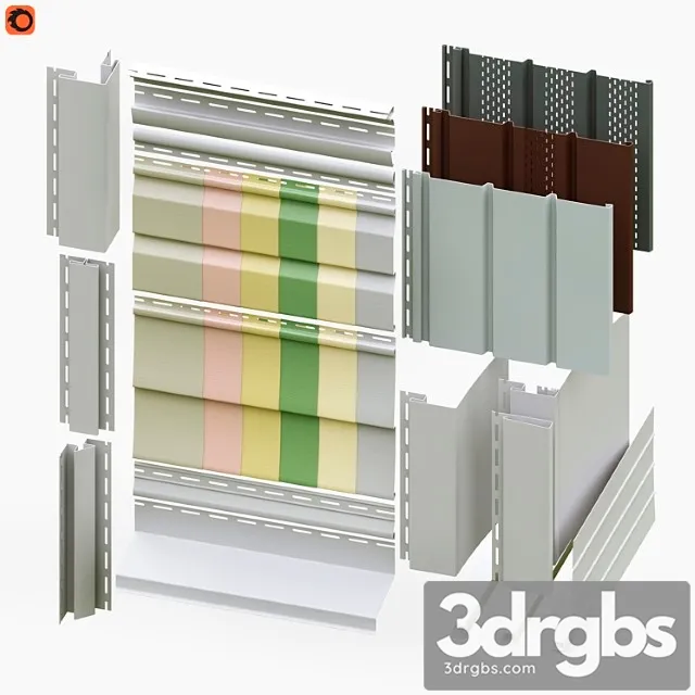 Docke standart siding & accessories 3D Model Free