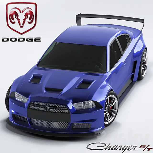 Dodge Charger 2012 Restyling 3D Model