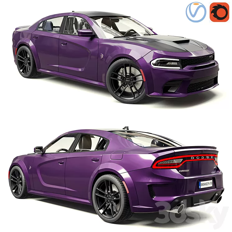 Dodge Charger SRT Hellcat Redeye 2021 3D Model