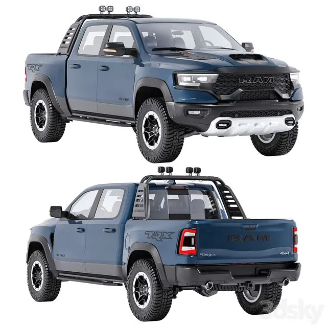 Dodge Ram 1500 TRX 3D Model