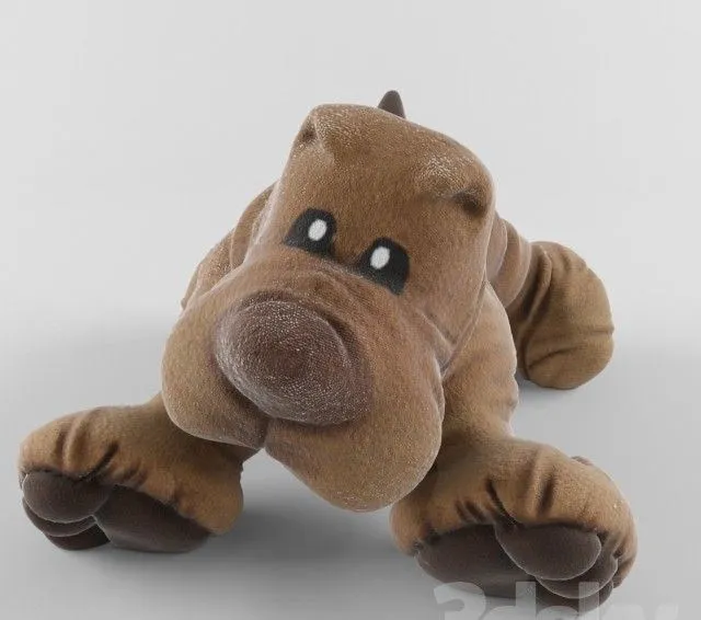 Dog Farofa 3D Model