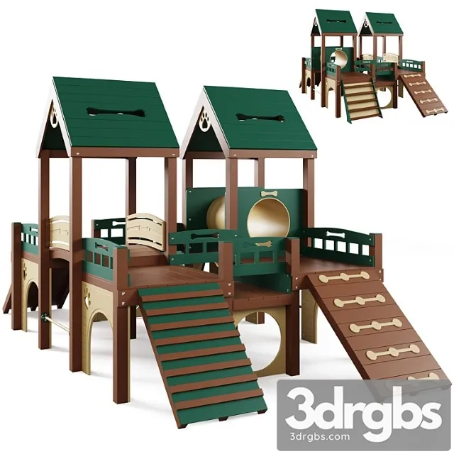 Dog training ground equipment 3 by terrabound solutions 3D Model Free