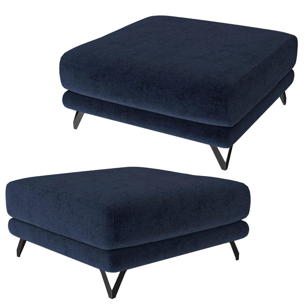 Doimo Salotti - Pouf Bristol 97 3D Model