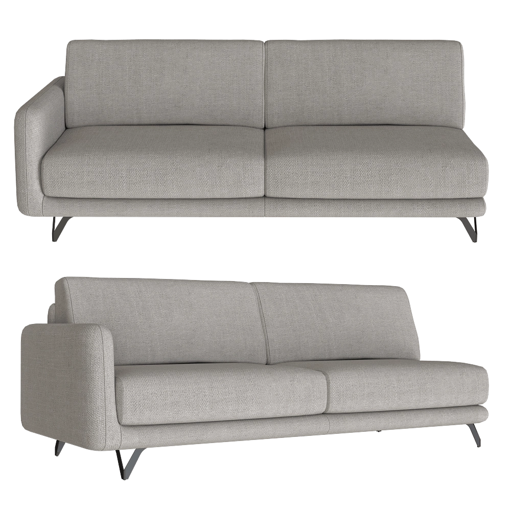 Doimo Salotti - Sofa Bristol Laterale 225 3D Model