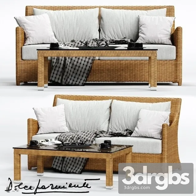 Dolce Far Scauri Scauri  Sofa 3D Model Free