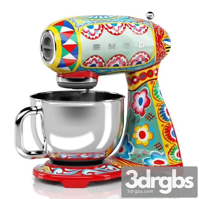 Dolce Gabbana X Smeg Mixer 2017 3D Model Free