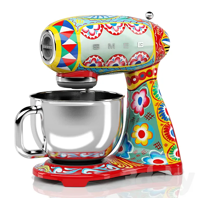Dolce & Gabbana X Smeg Mixer 2017 3D Model