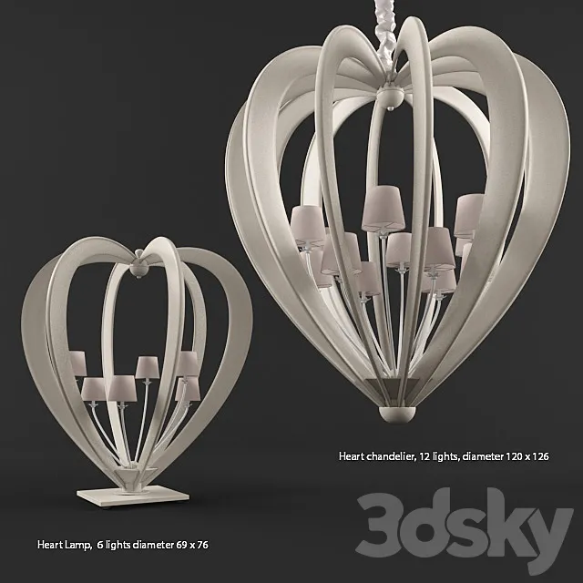 Dolfi heart light 3D Model