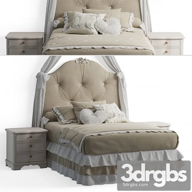 Dolfi Vicky Bed 3D Model Free