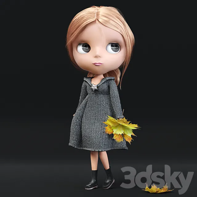Doll Maroussia 3D Model