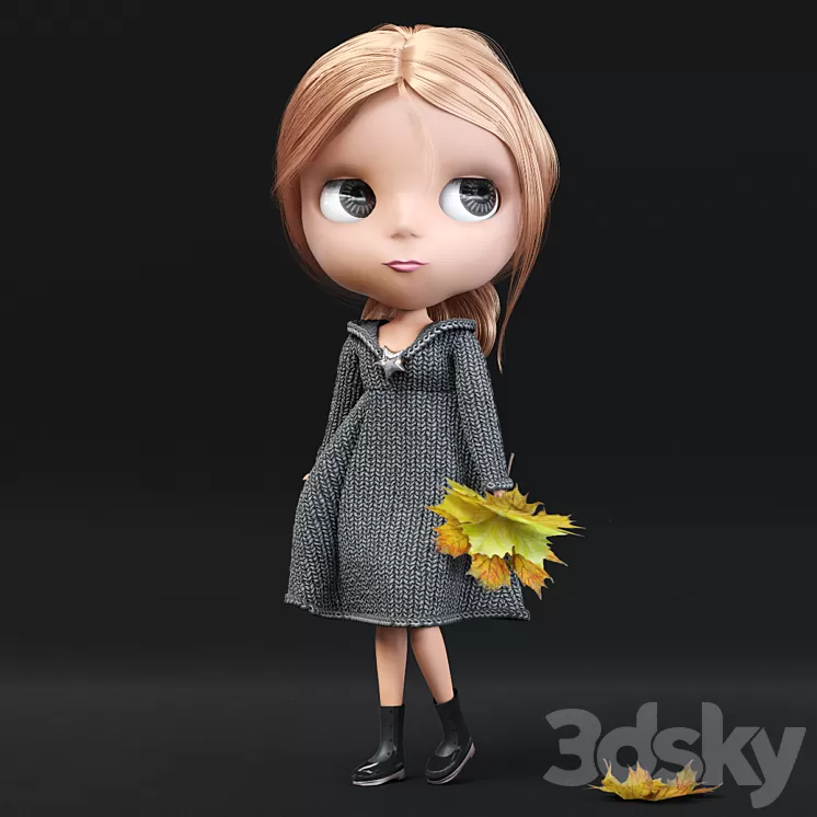 Doll Maroussia 3D Model