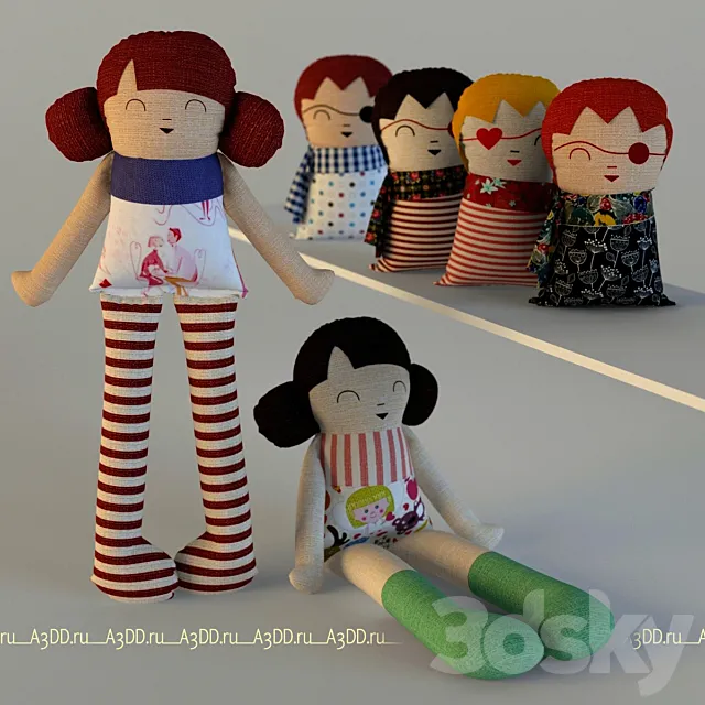 Dolls 3D Model