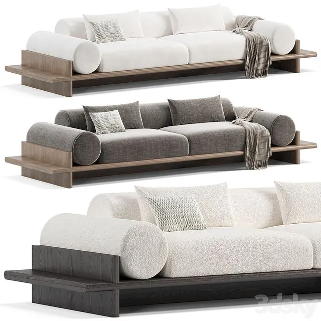 Dolmen Wade Sofa 3D Model