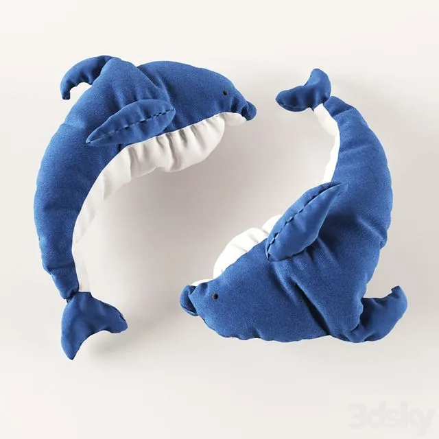 dolphin pillow 3D Model