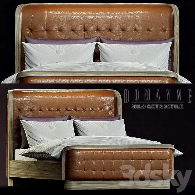 DOMAYNE Milo Bed Frame 3DModel