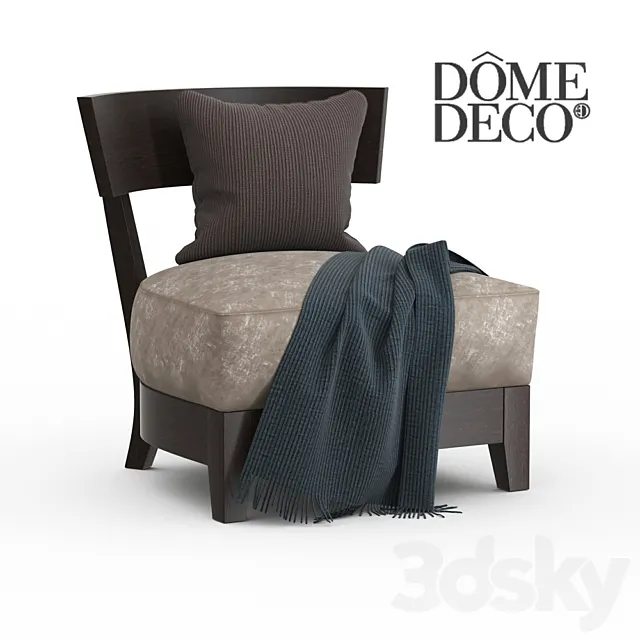 Dome deco armchair 3DModel