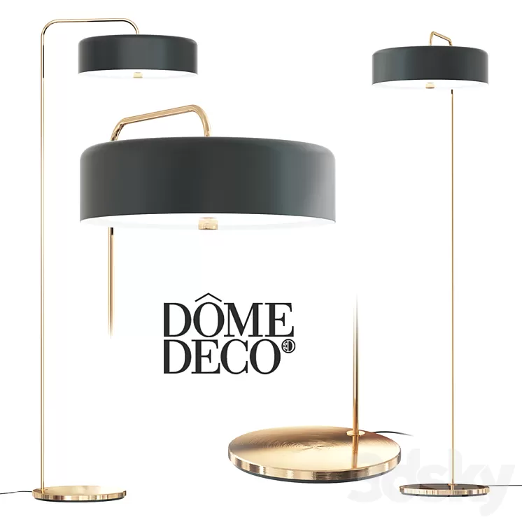 Dome deco lamp 3D Model