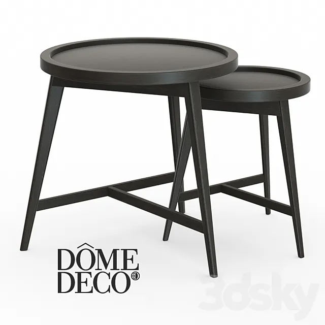 Dome Deco set of coffee tables 3DModel