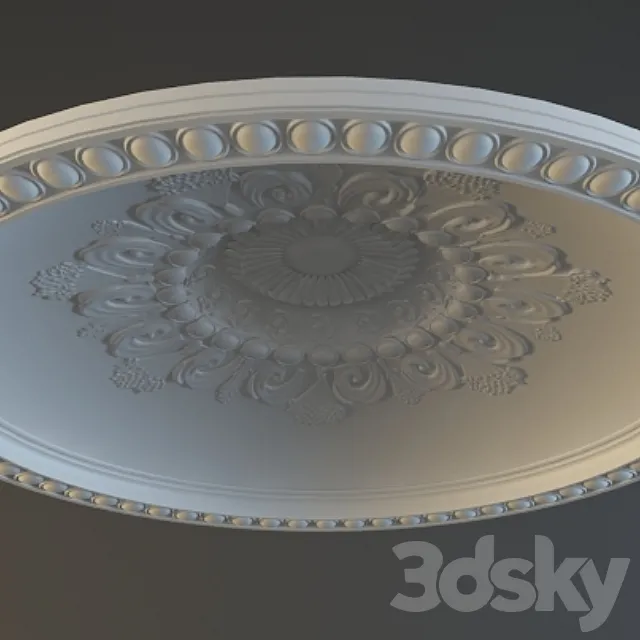 Dome Gaudi Decor 3D Model