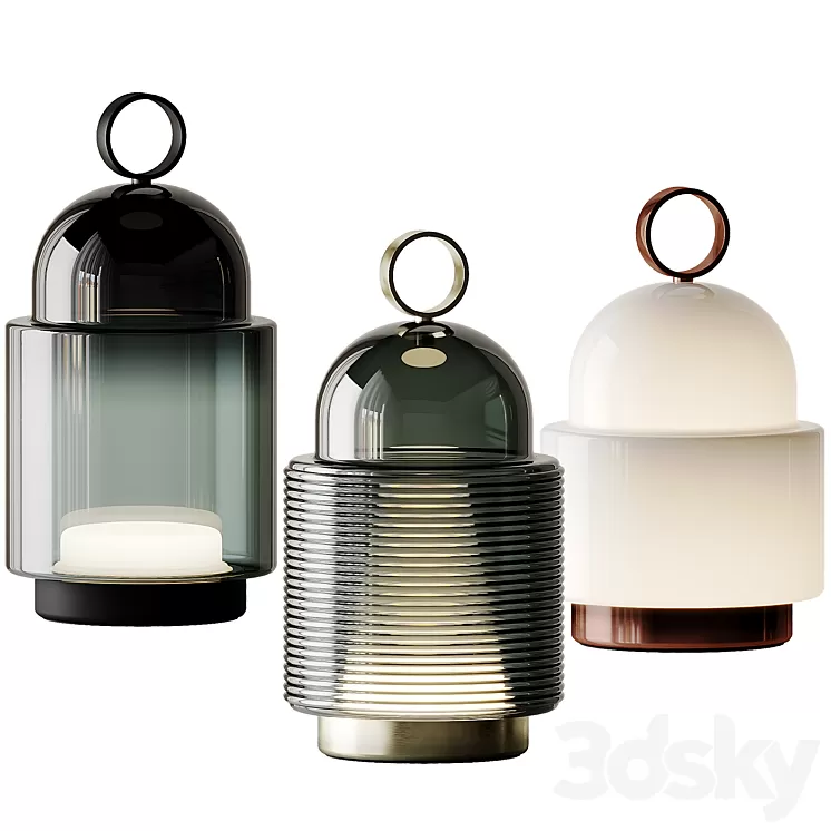 DOME NOMAD BROKIS Table Lamp 3D Model Free