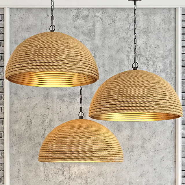 Dome rope chandelier 3DModel