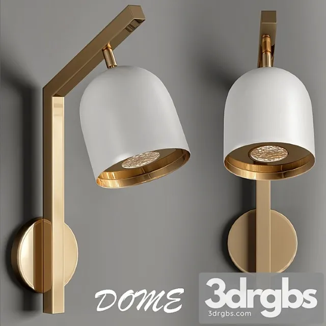 Dome Wall Lamp 3D Model Free