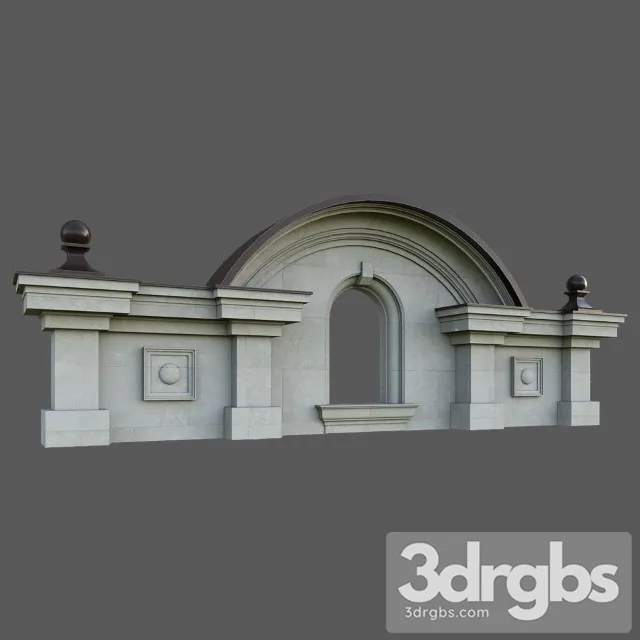 Dome Window 3D Model Free